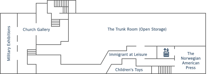 museum-basement map