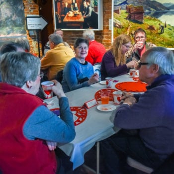 Vesterheim Norwegian-American Museum honors volunteers at a special volunteer event in 2018.